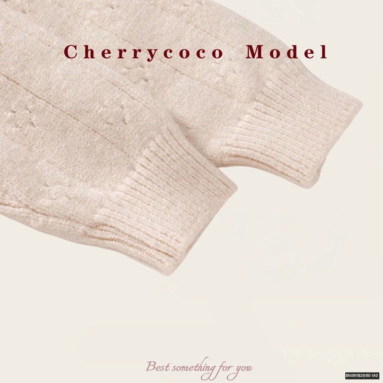 SET ÁO LEN GÂU MIX VÁY NHUNG SÁT NÁCH CHERRYCOCO