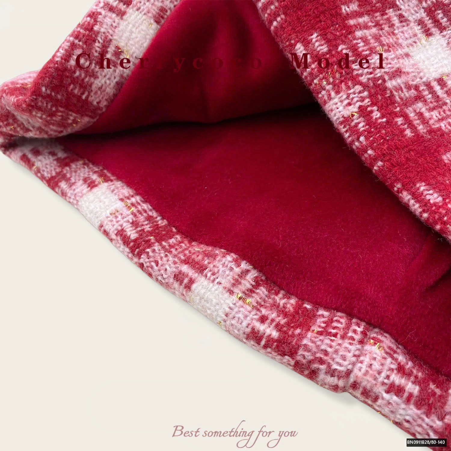 SET VÁY DẠ CARO BÉ GÁI HÃNG CHERRYCOCO