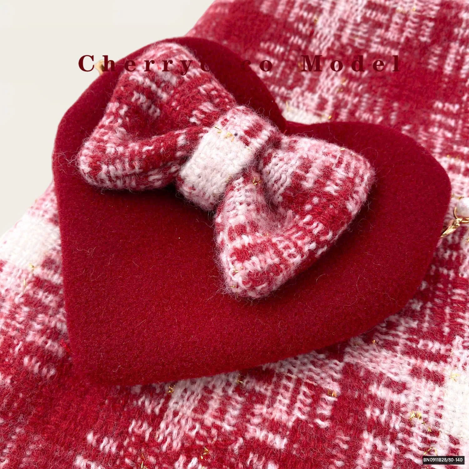 SET VÁY DẠ CARO BÉ GÁI HÃNG CHERRYCOCO