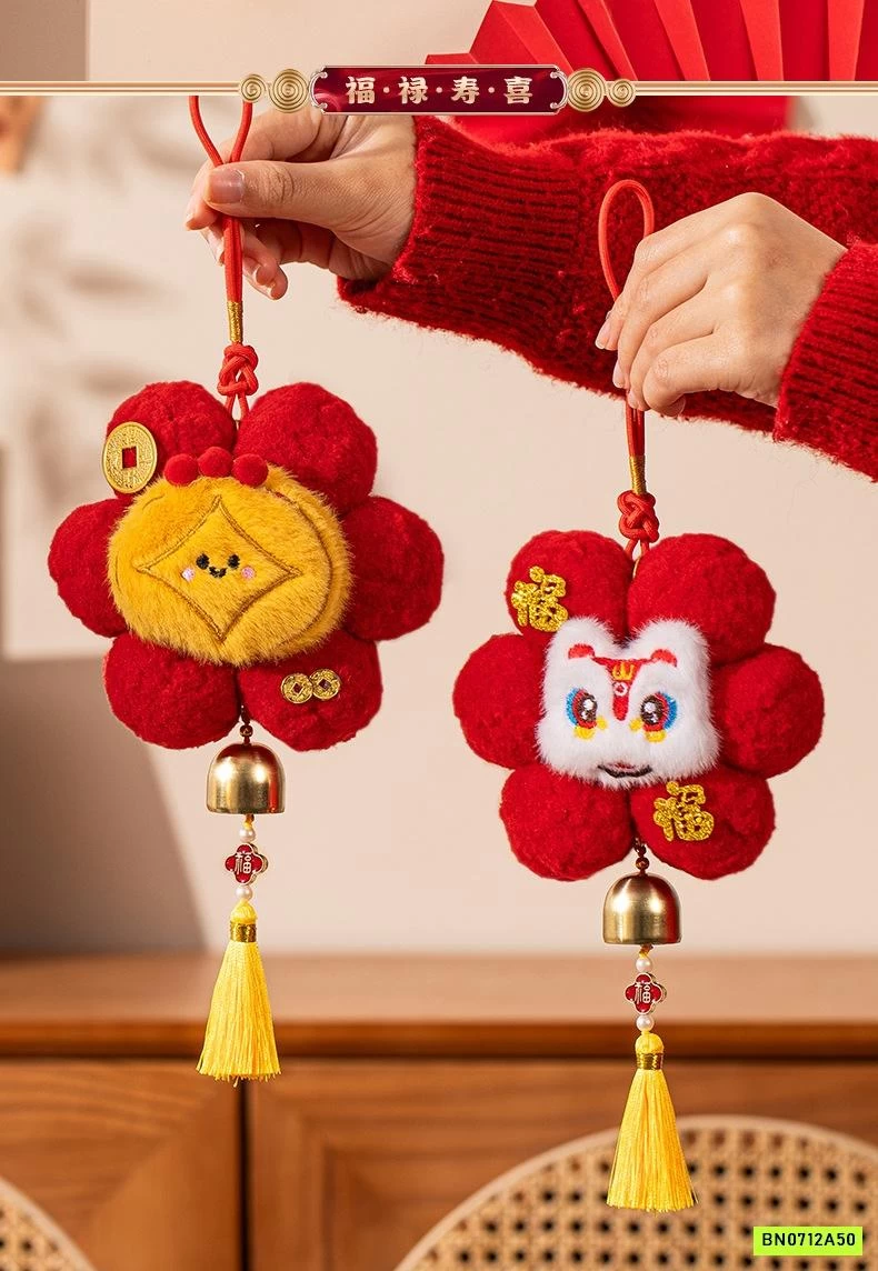 MÓC TREO TẾT CÓ CHUÔNG MAY MẮN