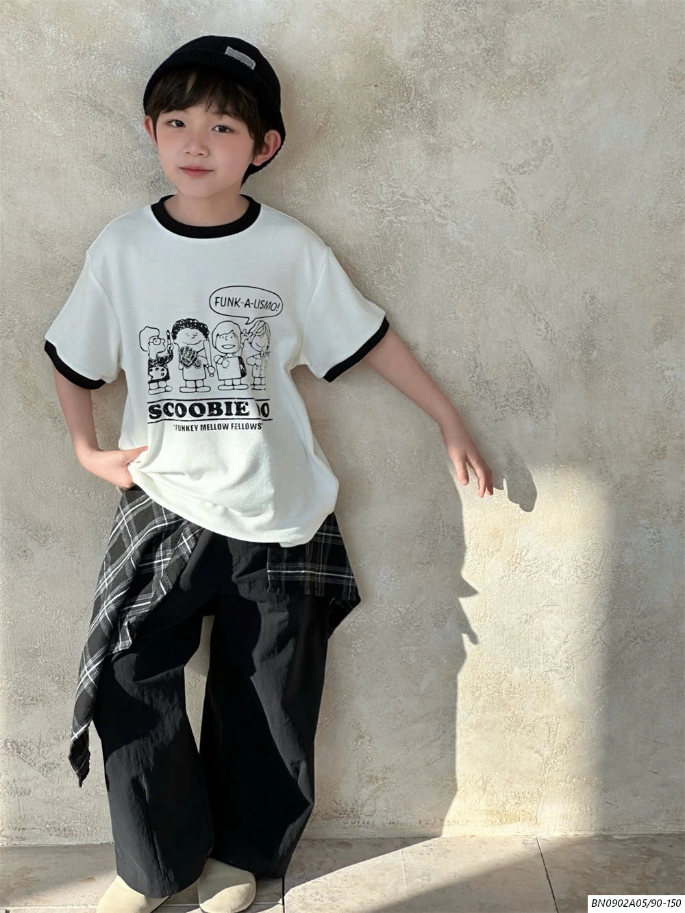 ÁO THUN HÌNH PHỐI MÀU VIỀN