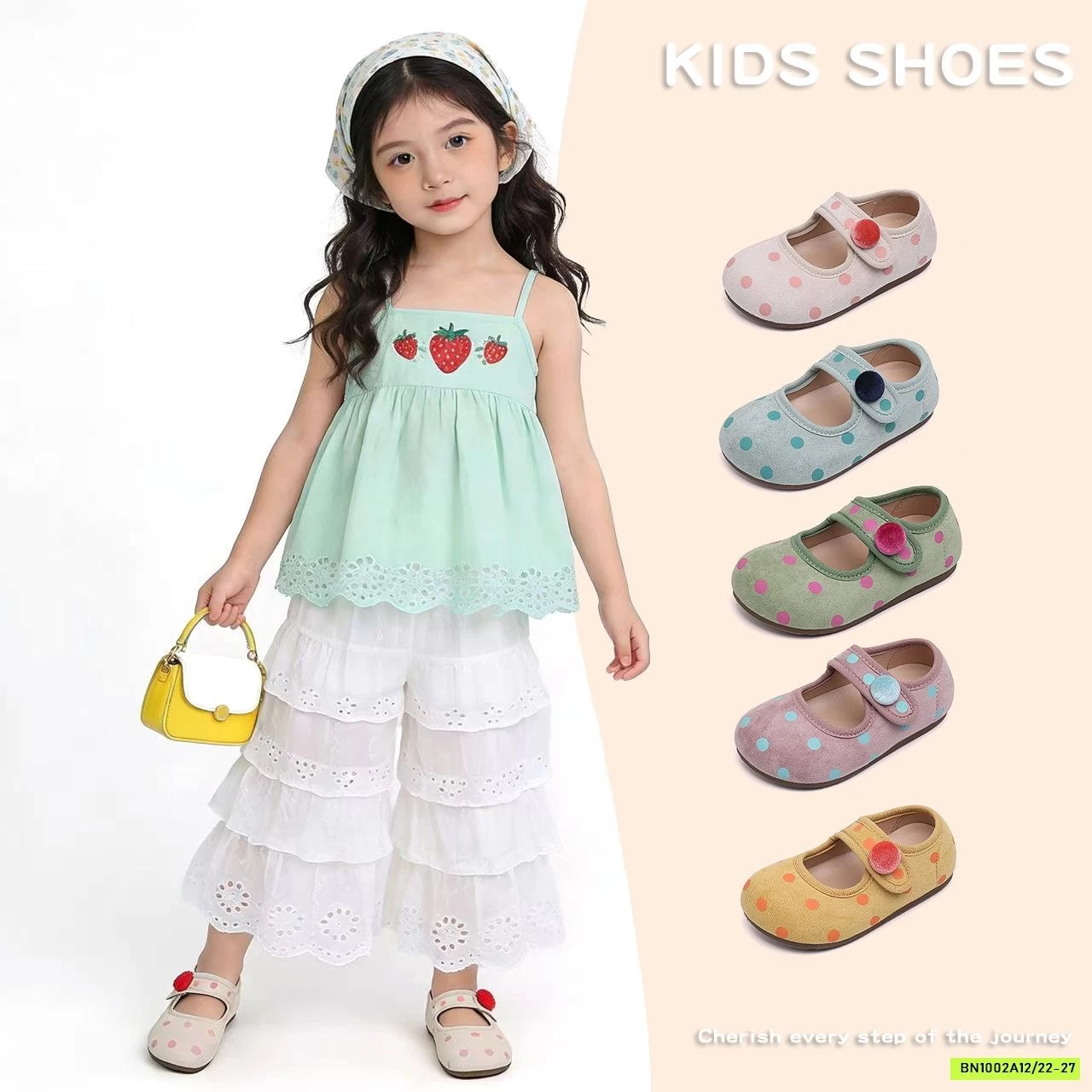 GIÀY BÚP BÊ CHẤM BI