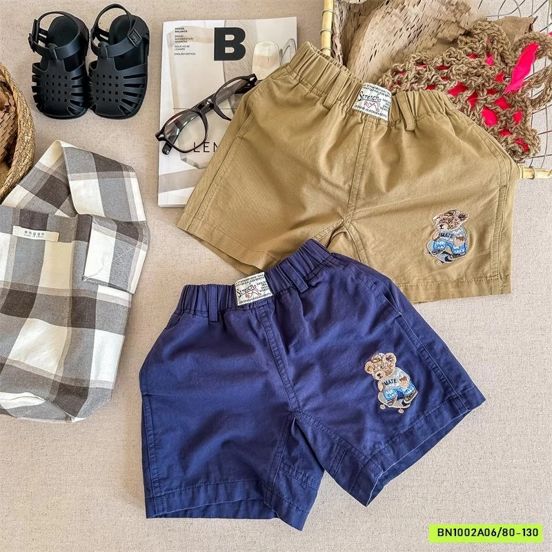 SHORT THÊU GẤU 123233 ADBABY