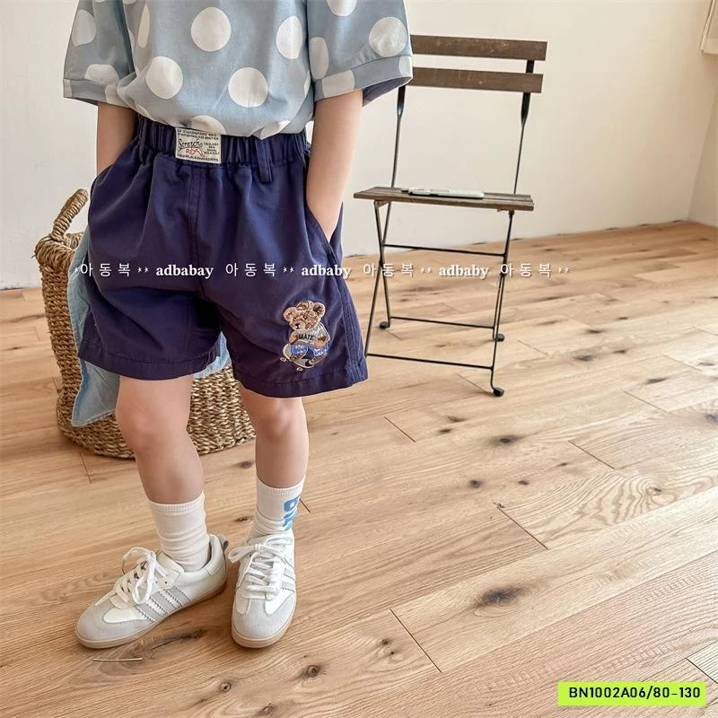 SHORT THÊU GẤU 123233 ADBABY