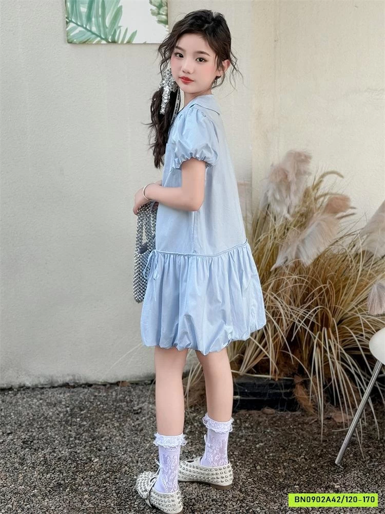 ĐẦM BÍ SƠ MI XANH SZ ĐẠI