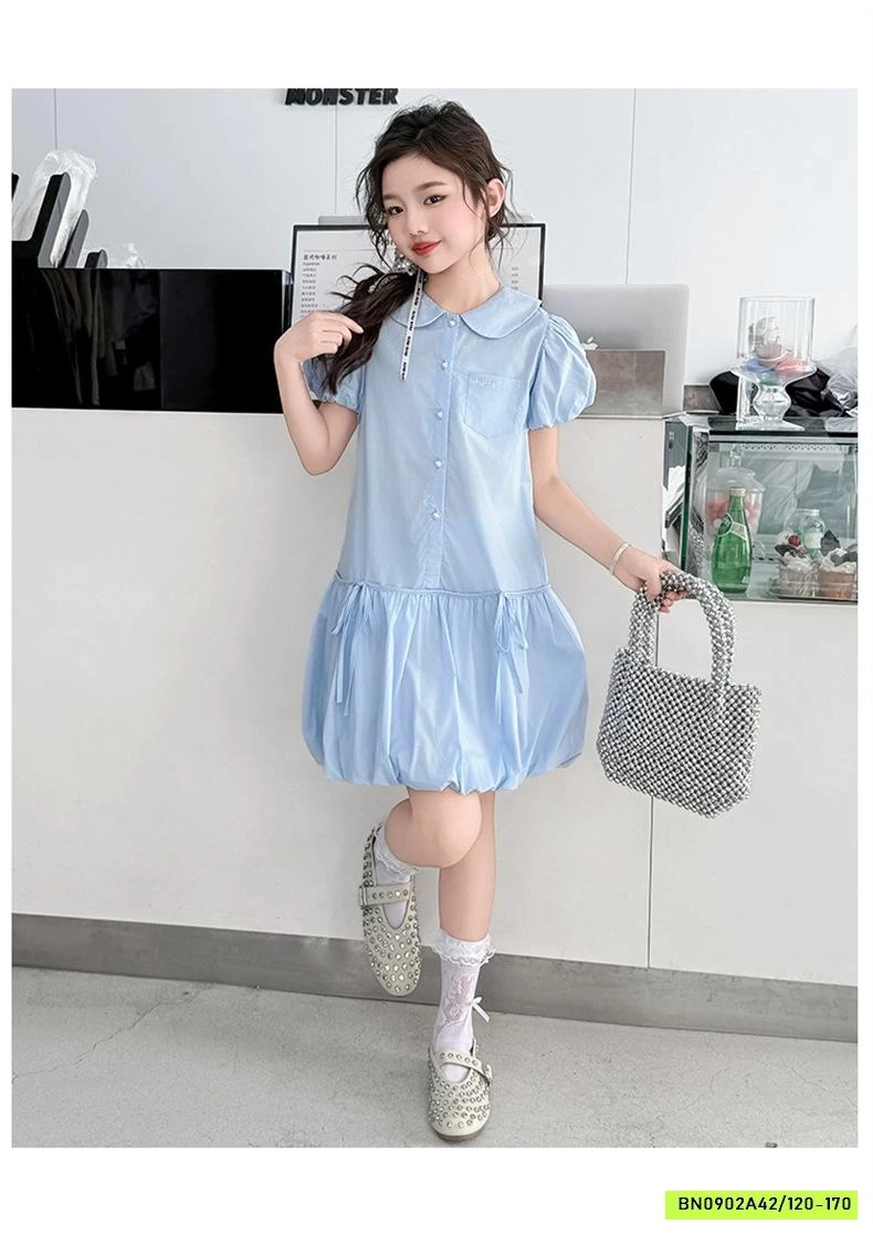 ĐẦM BÍ SƠ MI XANH SZ ĐẠI