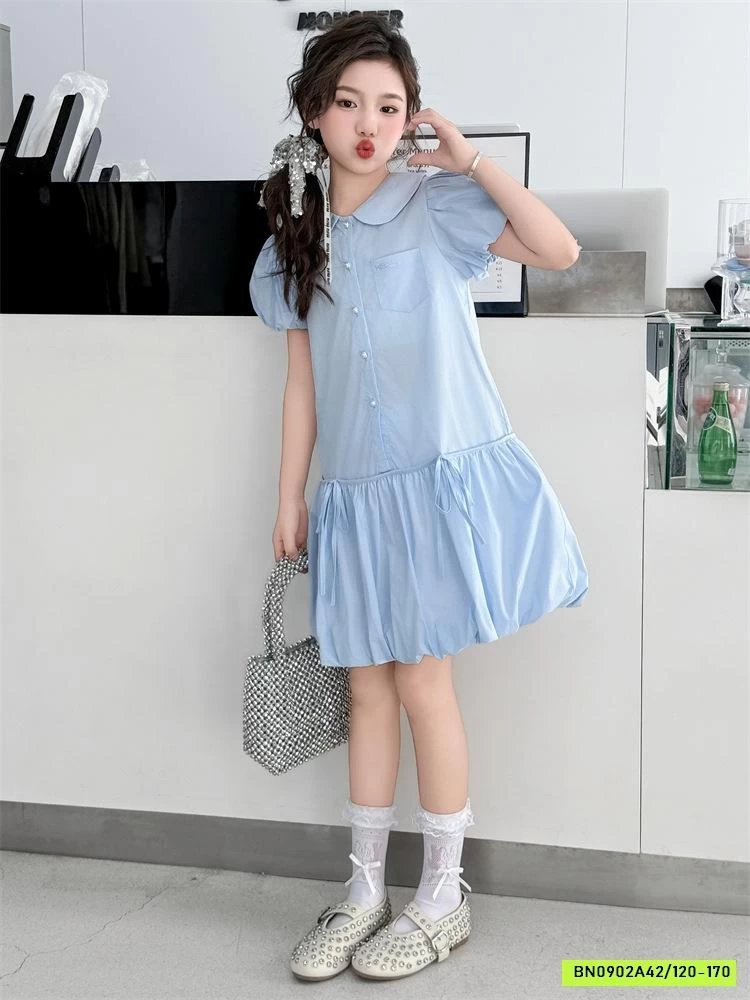 ĐẦM BÍ SƠ MI XANH SZ ĐẠI