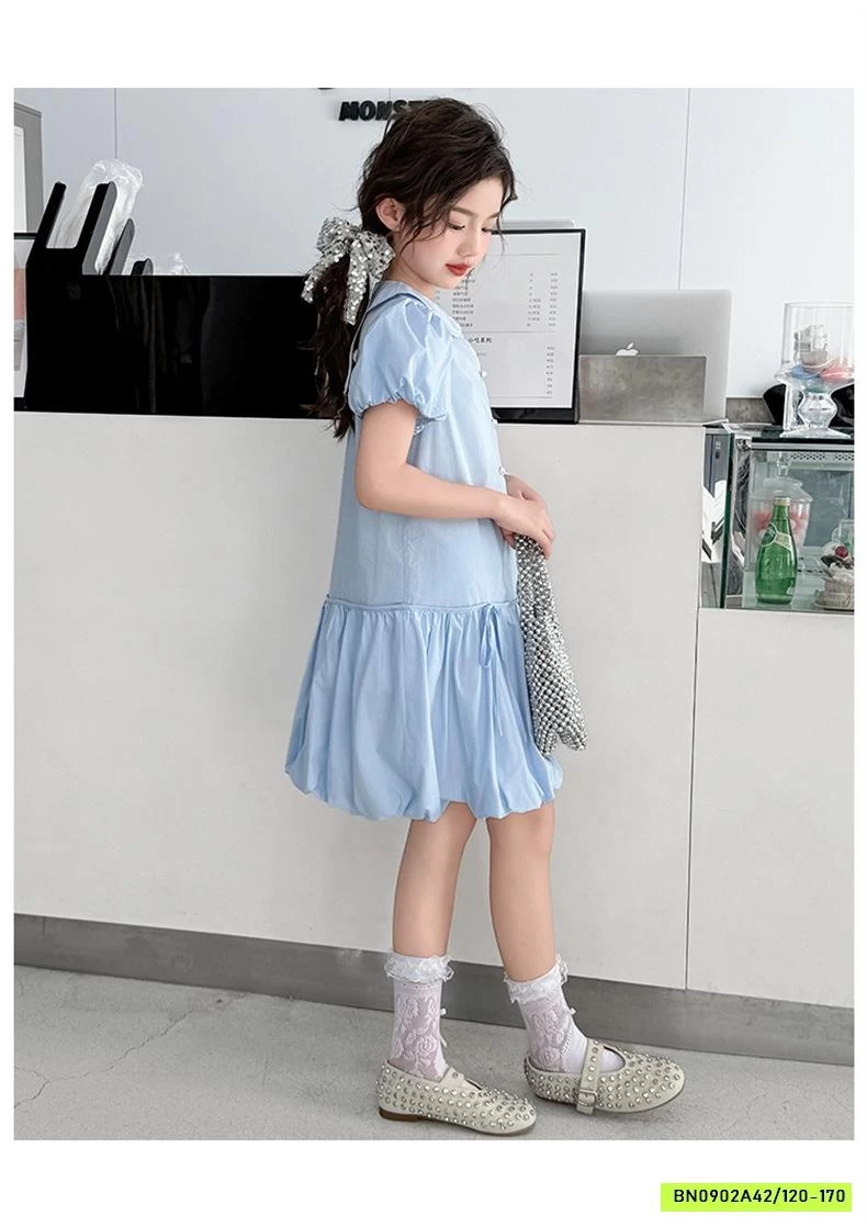 ĐẦM BÍ SƠ MI XANH SZ ĐẠI