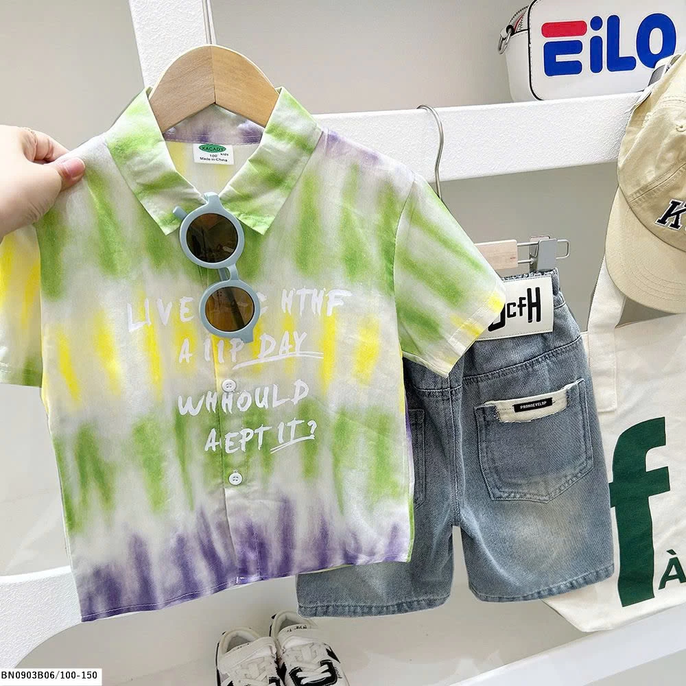 ÁO SƠ MI LOANG MÀU CÁ TÍNH