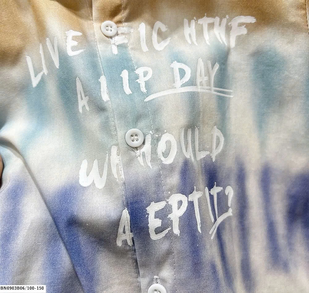 ÁO SƠ MI LOANG MÀU CÁ TÍNH