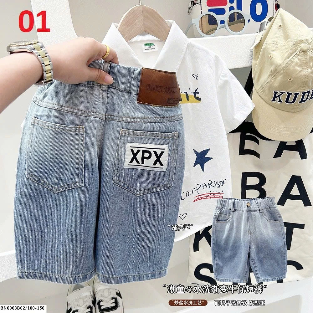 BST QUẦN SHORT JEAN BÉ TRAI