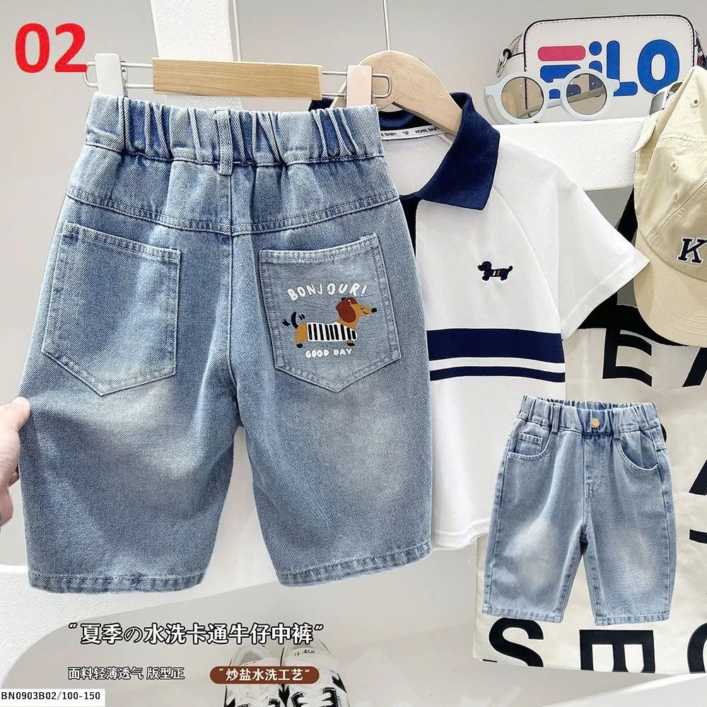 BST QUẦN SHORT JEAN BÉ TRAI