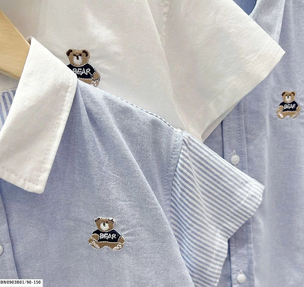 ÁO SƠ MI GẤU NGẮN TAY
