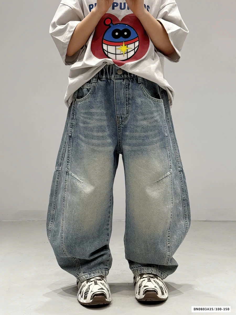 JEANS SUÔNG BẠC GỐI CÁ TÍNH