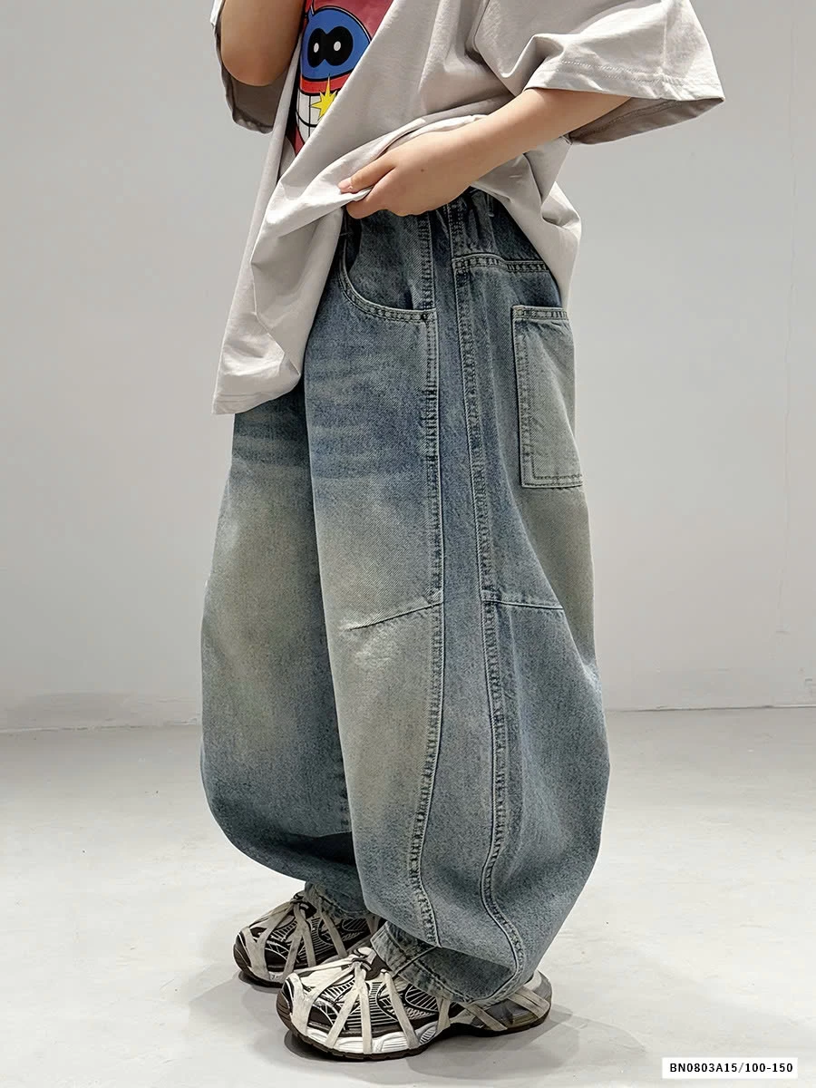 JEANS SUÔNG BẠC GỐI CÁ TÍNH