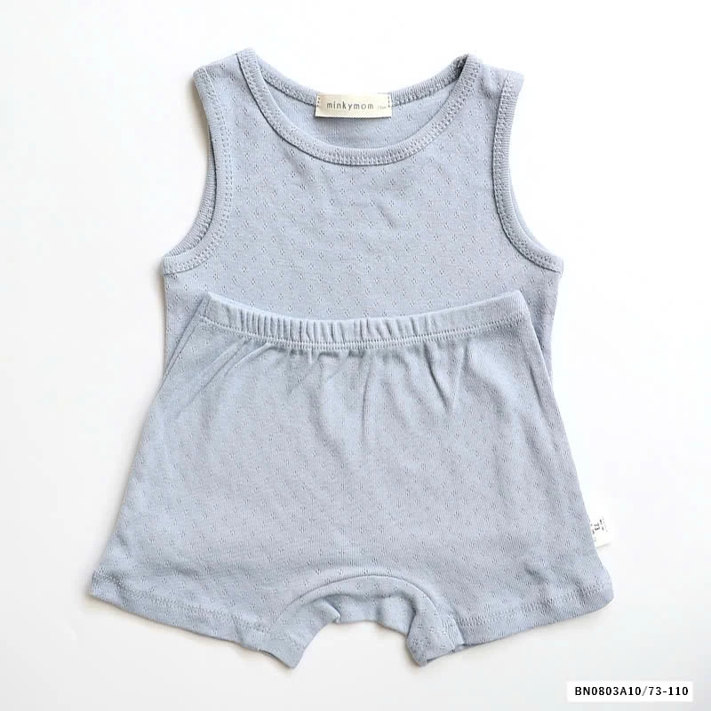 BỘ COTTON LỖ SÁT NÁCH MINKYMOM