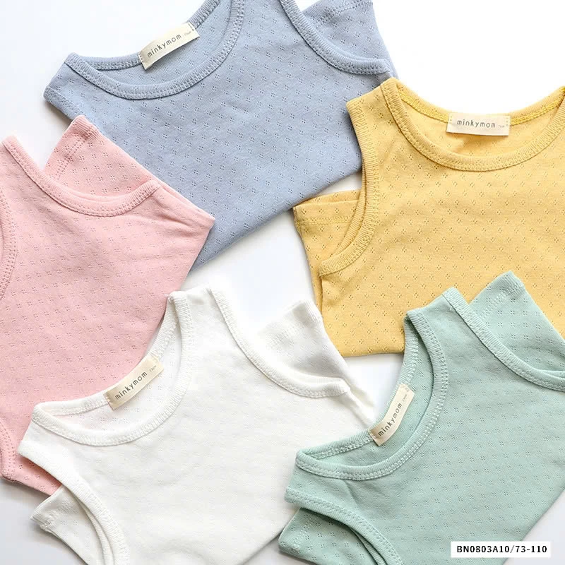 BỘ COTTON LỖ SÁT NÁCH MINKYMOM