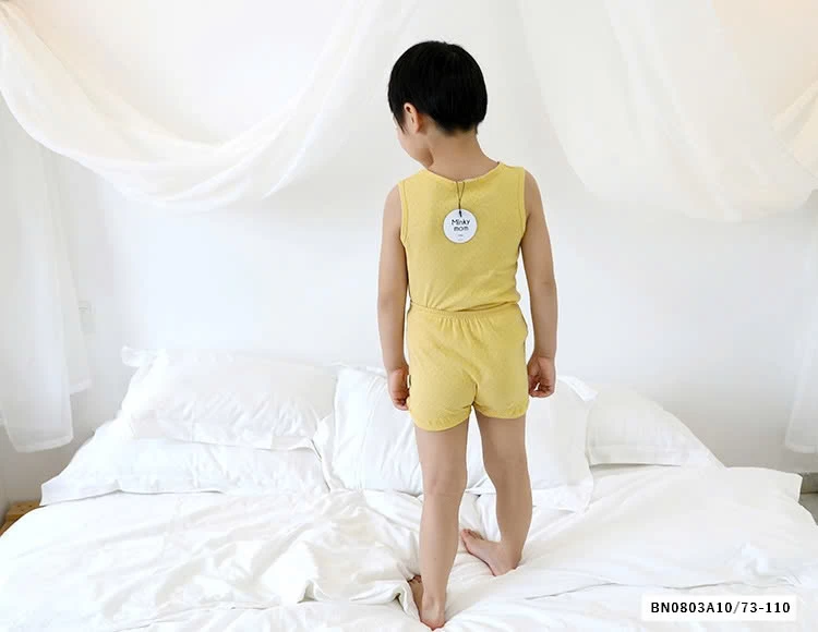 BỘ COTTON LỖ SÁT NÁCH MINKYMOM