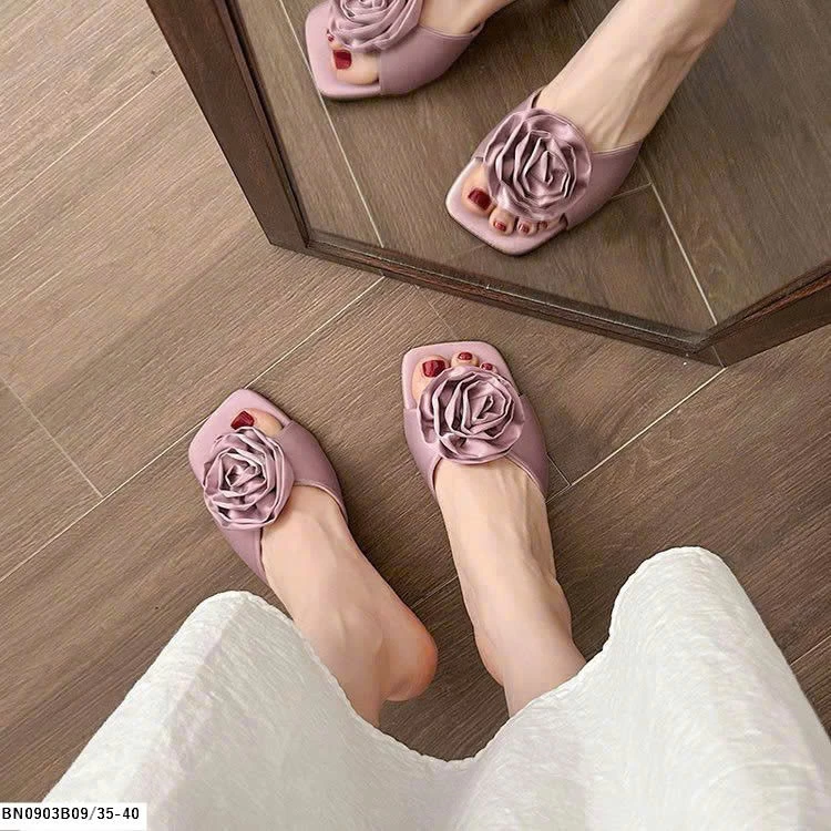 DÉP CAO GÓT HOA CHO NỮ