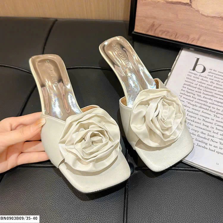 DÉP CAO GÓT HOA CHO NỮ