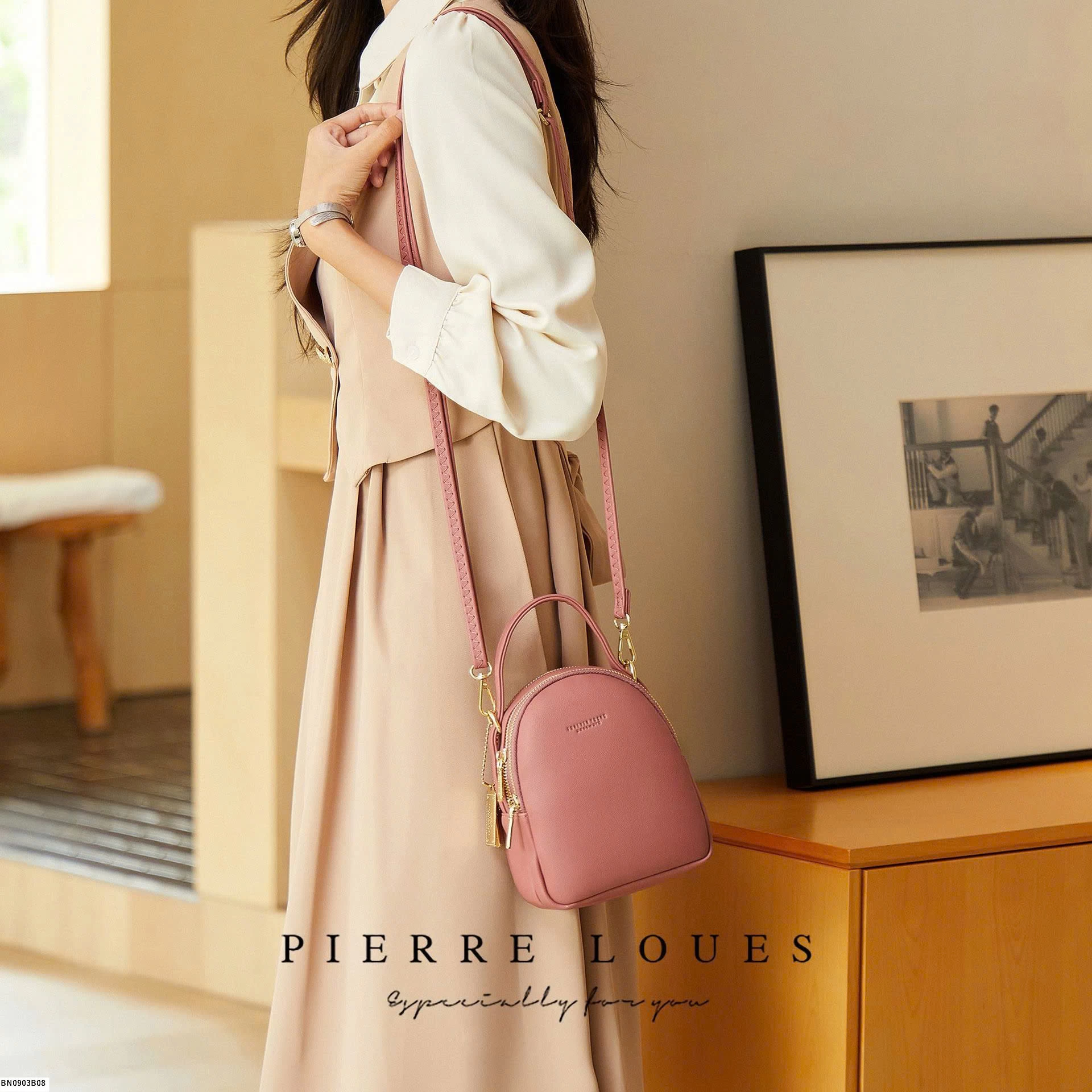 TÚI XÁCH MINI TRƠN MÀU THỜI TRANG