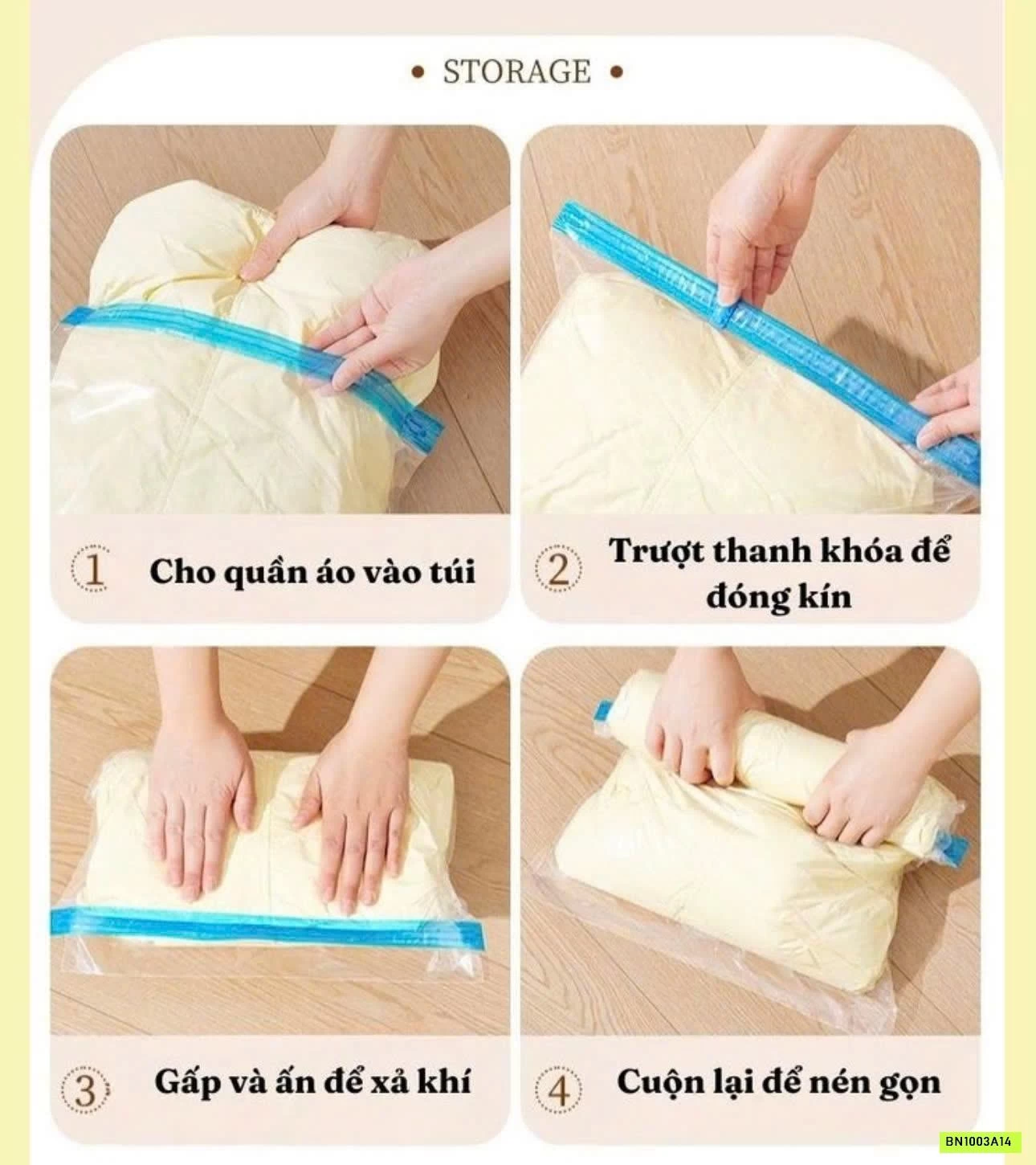 SET 12 TÚI HÚT CHÂN KHÔNG DU LỊCH (ko kèm bơm)