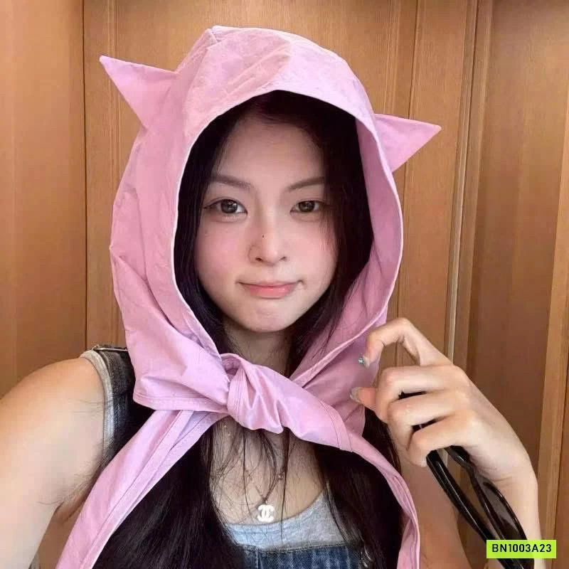 KHĂN CHỐNG NẮNG TAI MÈO KUTE
