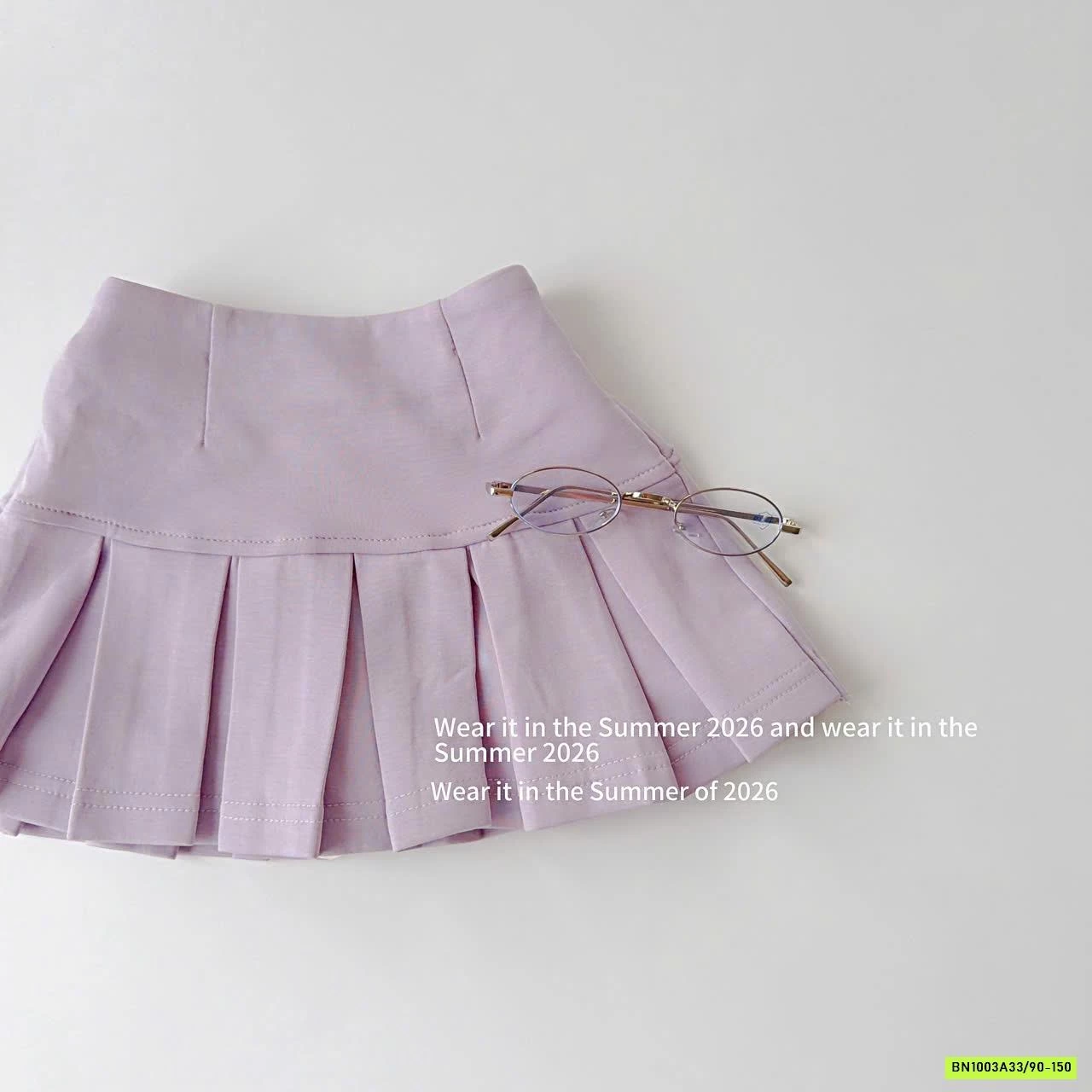 CHÂN VÁY COTTON XẾP LY T&QKIDS