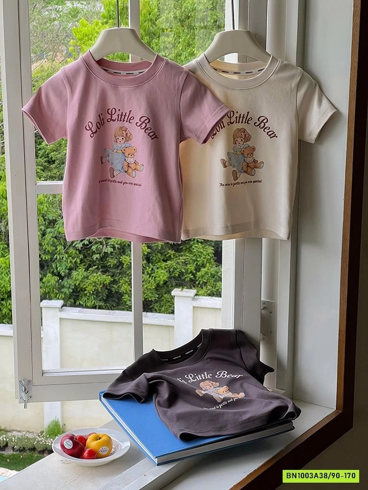 ÁO THUN CROPTOP GẤU BEAR 25C078 AMBB