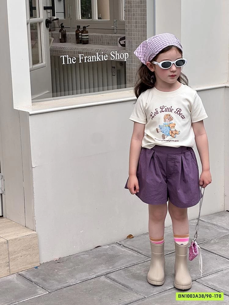 ÁO THUN CROPTOP GẤU BEAR 25C078 AMBB