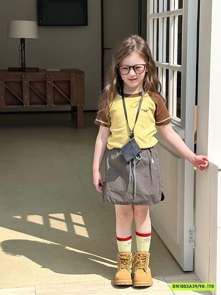 CROPTOP PHỐI MÀU TAY 25B027 AMBB