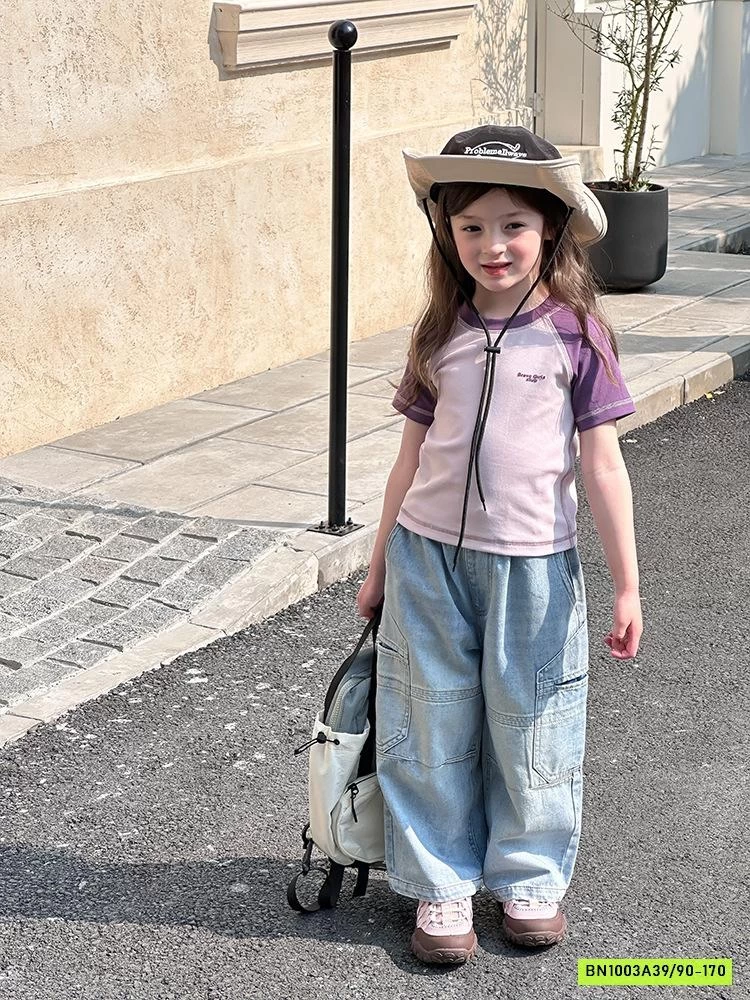 CROPTOP PHỐI MÀU TAY 25B027 AMBB