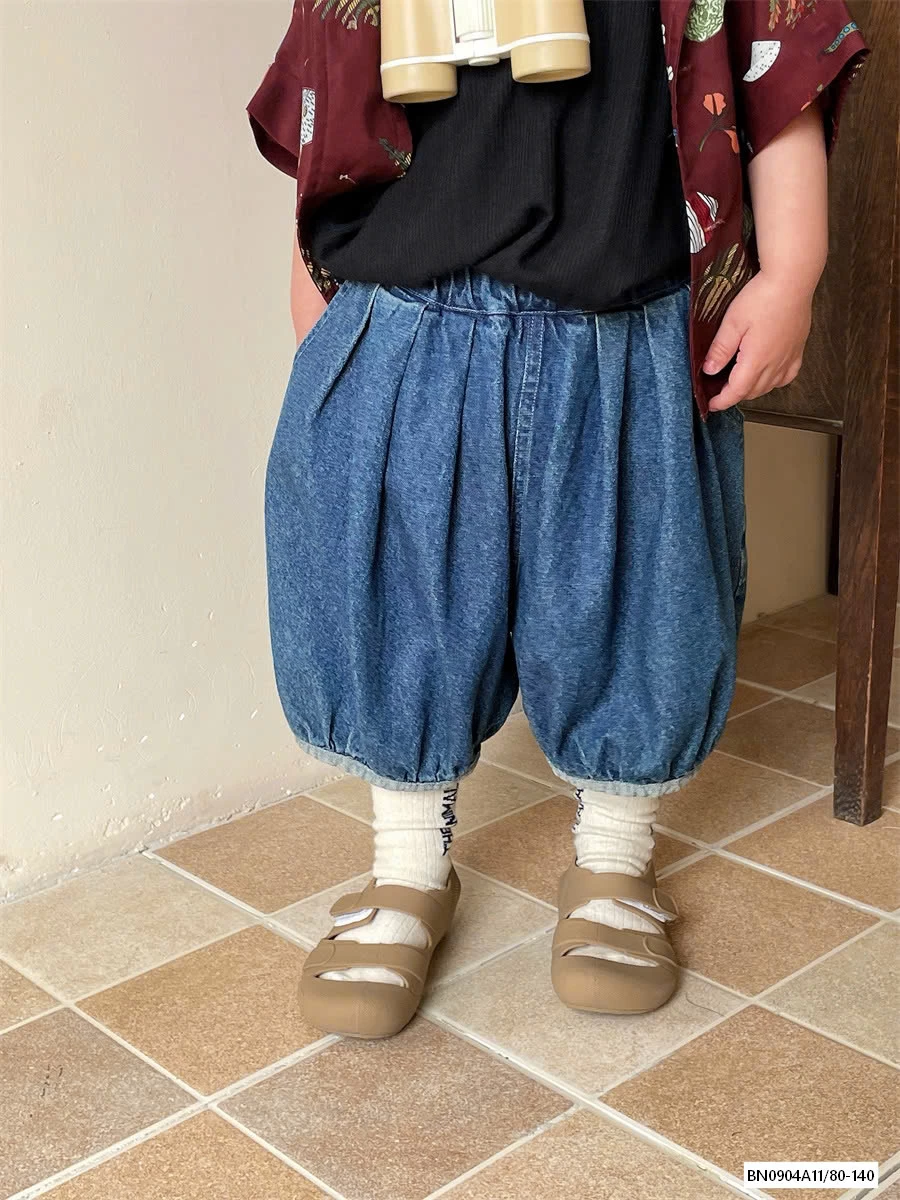 QUẦN BÍ JEANS TÚI PHỐI VIỀN