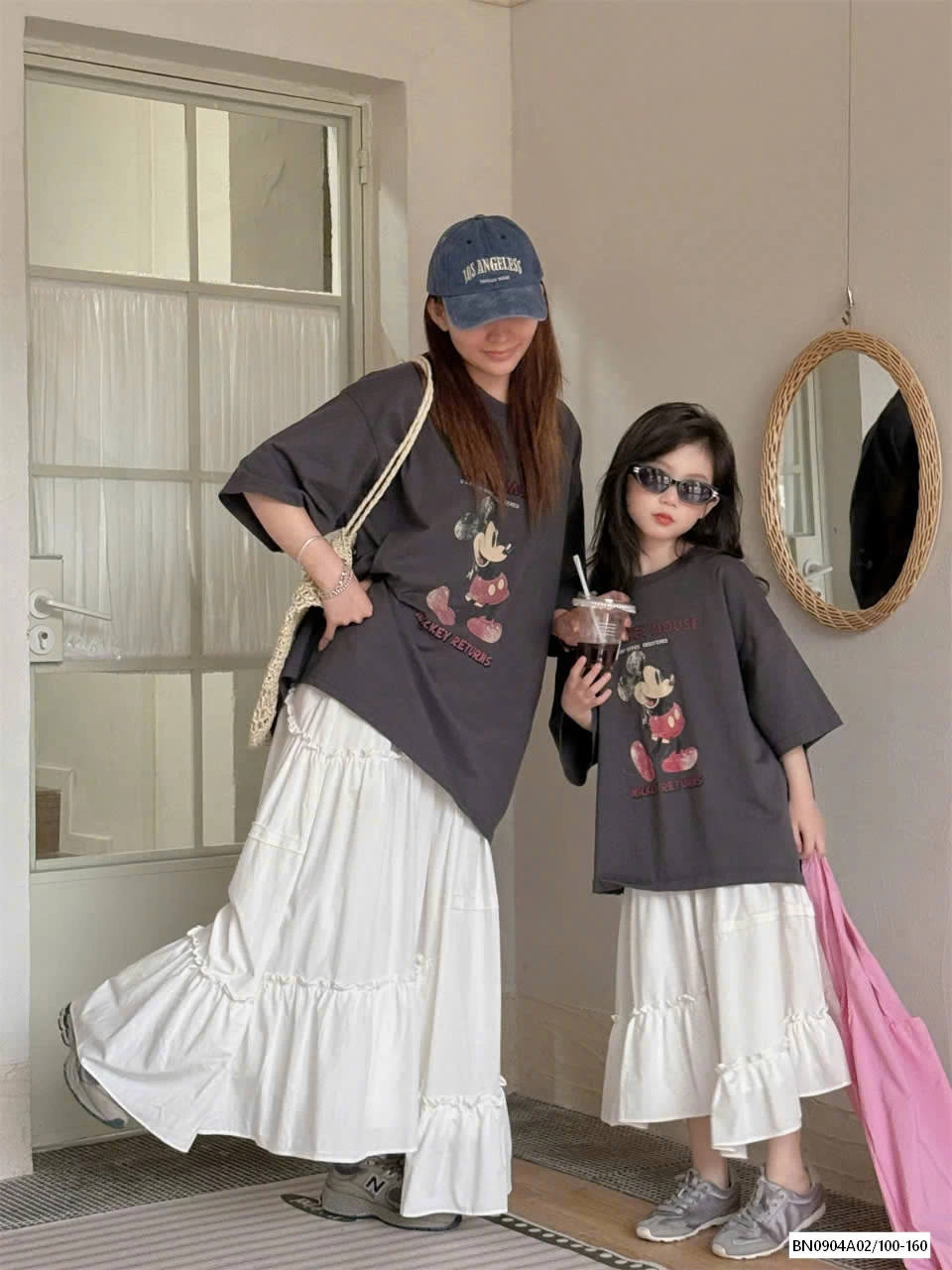 ÁO THUN MICKEY XÁM