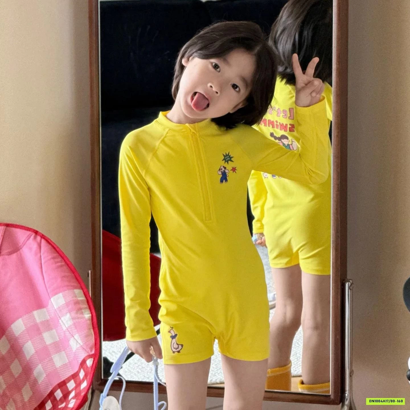 BỘ BƠI VÀNG IN HÌNH LƯNG LIỀN THÂN