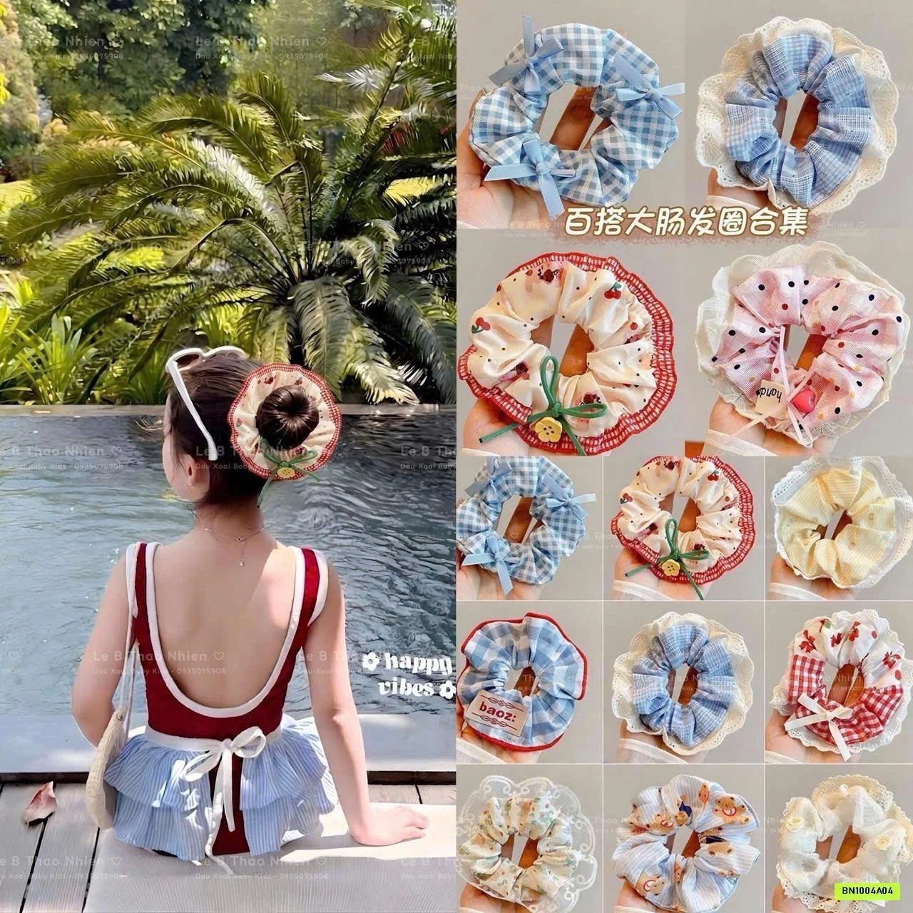 COMBO 12 CHUN BUỘC TÓC XINH