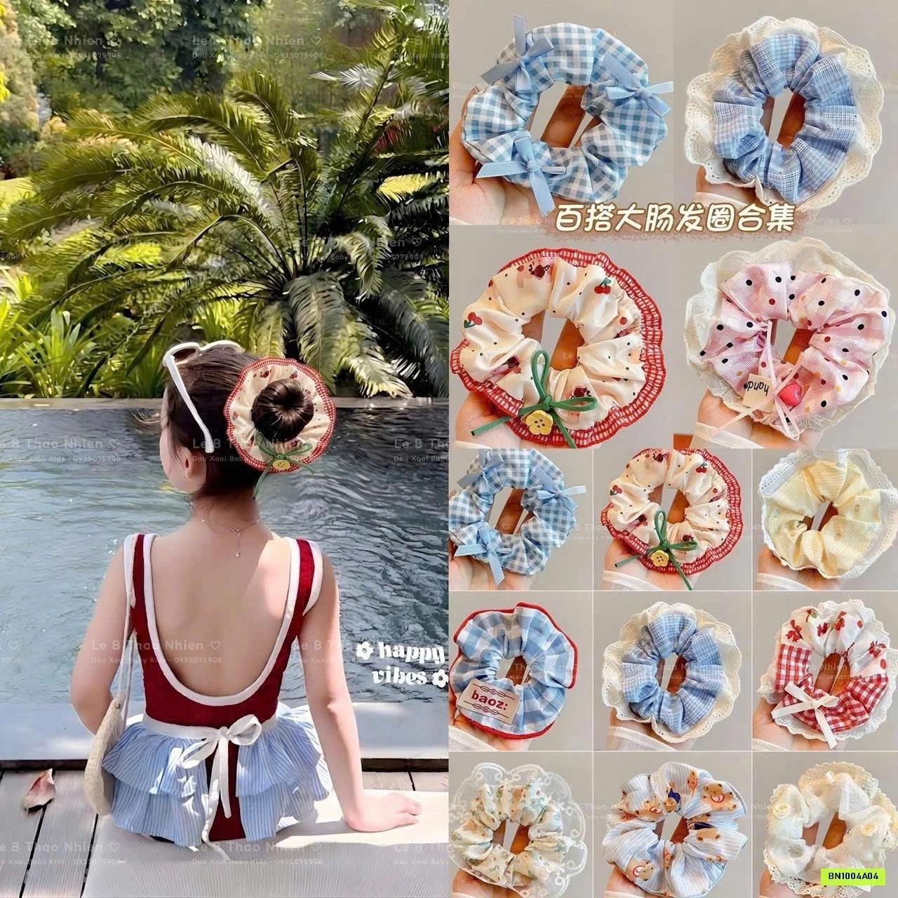 COMBO 12 CHUN BUỘC TÓC XINH