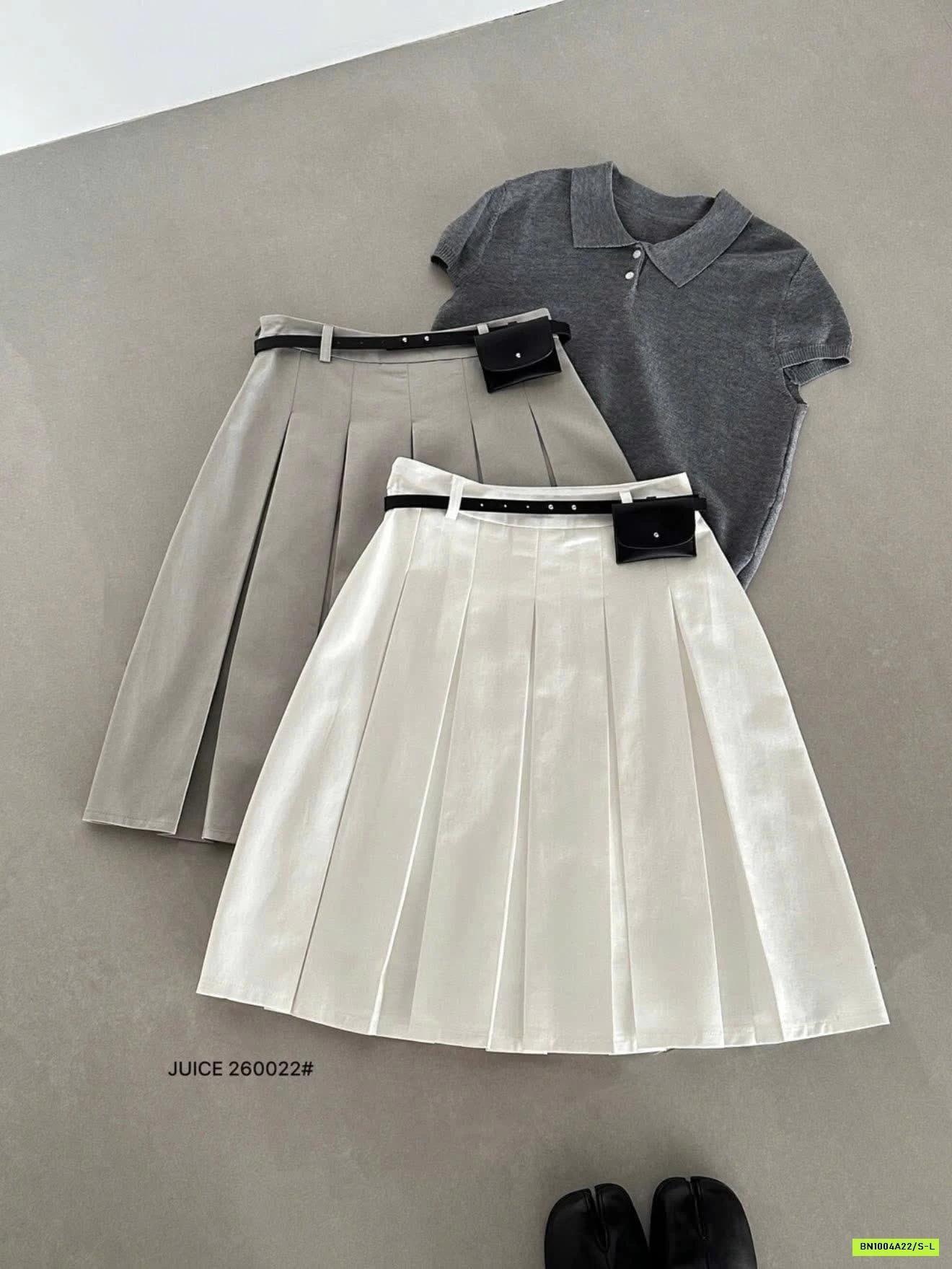 CHÂN VÁY XẾP LY JUICE