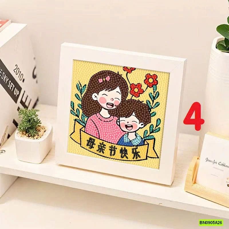 TRANH ĐÍNH ĐÁ TẶNG MẸ