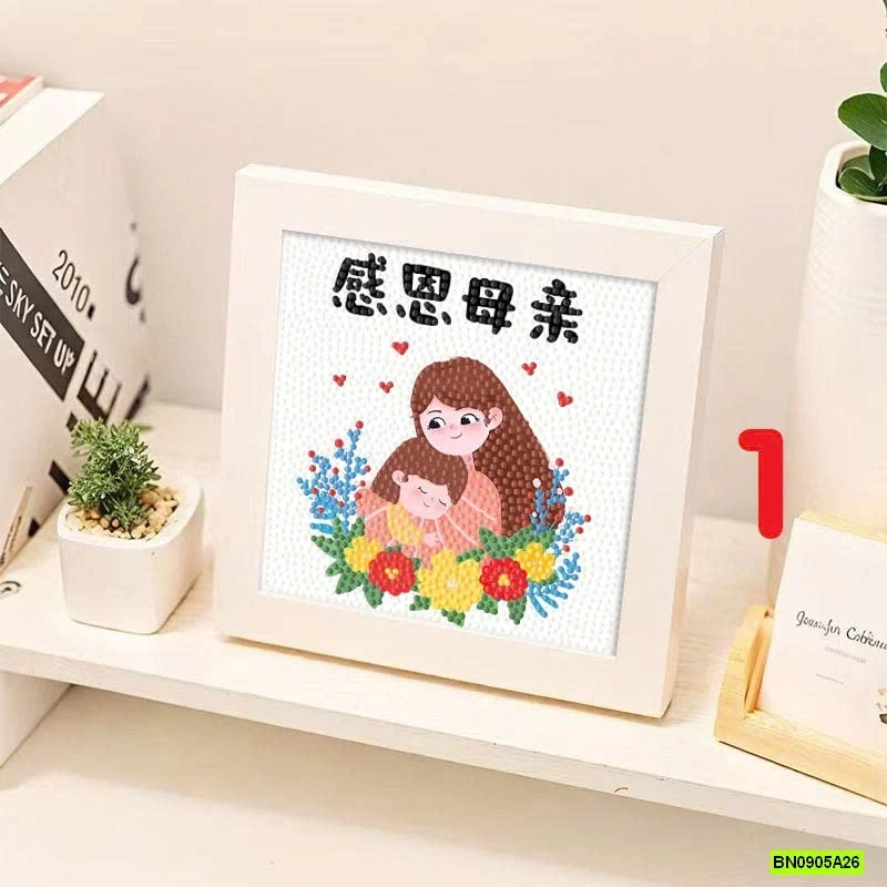 TRANH ĐÍNH ĐÁ TẶNG MẸ