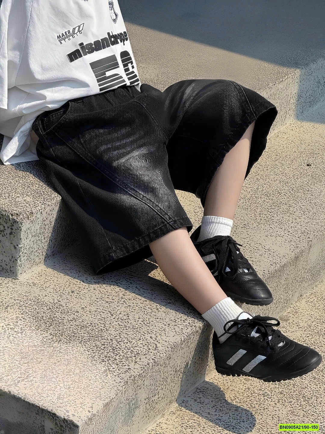 ÁO SỐ 56 MIX JEANS BẠC MÀU