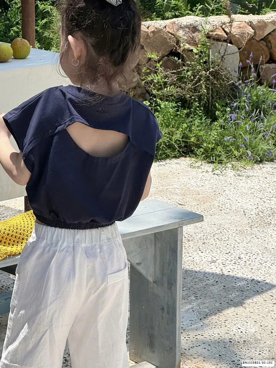 ÁO THUN CROPTOP BO CHUN HỞ LƯNG