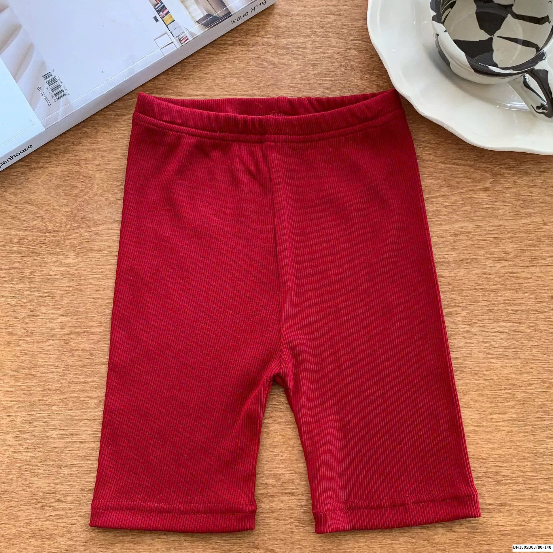 QUẦN LEGGING GÂN ĐÙI BÉ GÁI