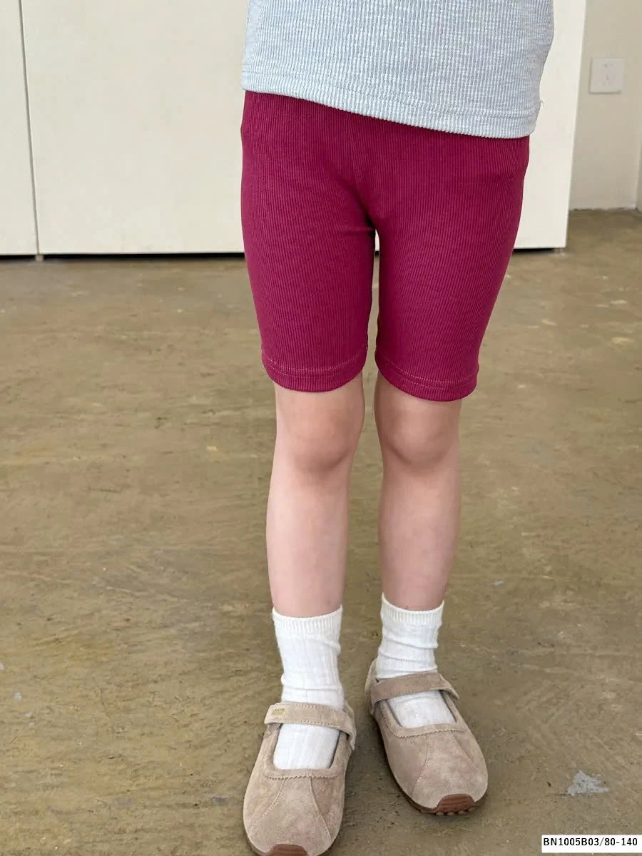 QUẦN LEGGING GÂN ĐÙI BÉ GÁI