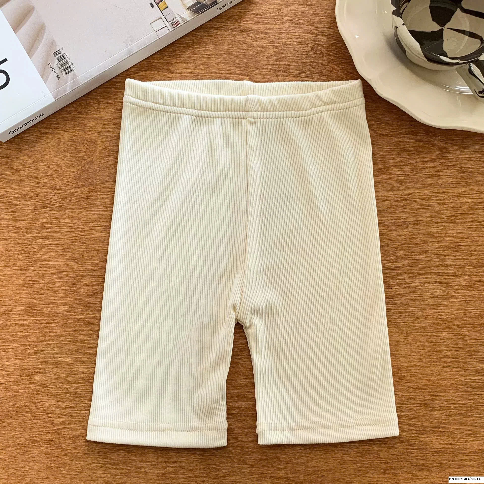 QUẦN LEGGING GÂN ĐÙI BÉ GÁI