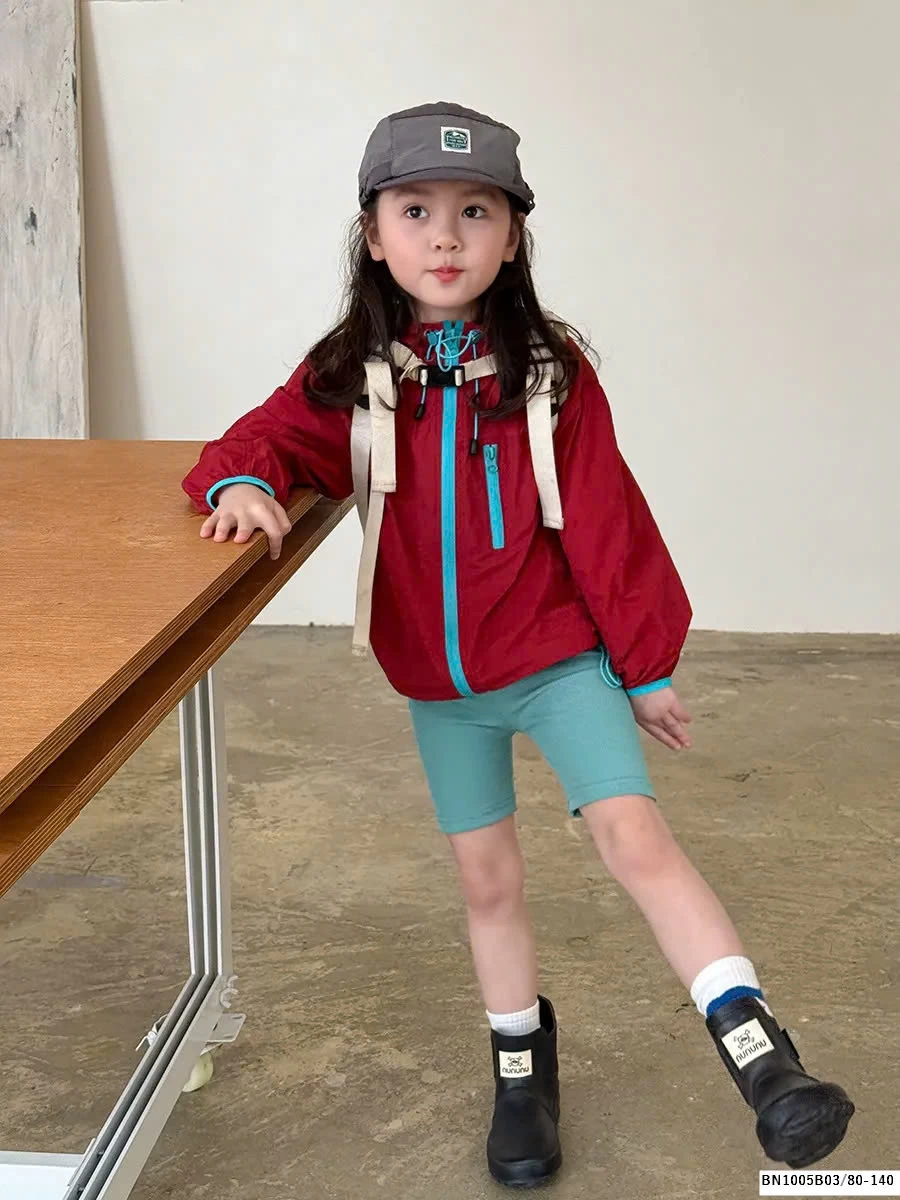 QUẦN LEGGING GÂN ĐÙI BÉ GÁI