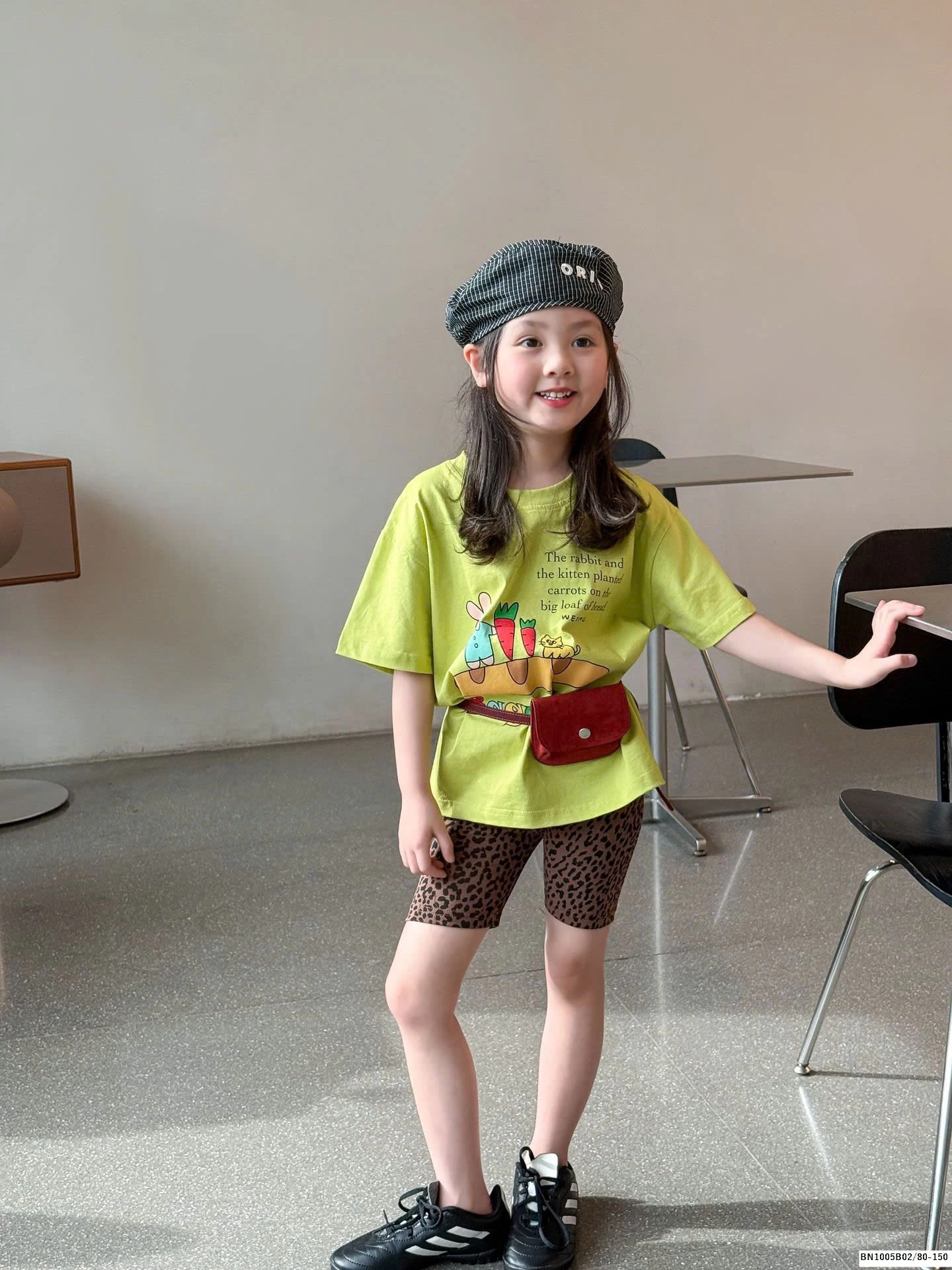 ÁO THUN IN HÌNH BÉ GÁI