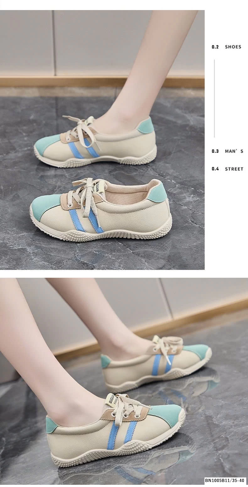 GIÀY THỂ THAO PHỐI MÀU ĐẾ ĐINH