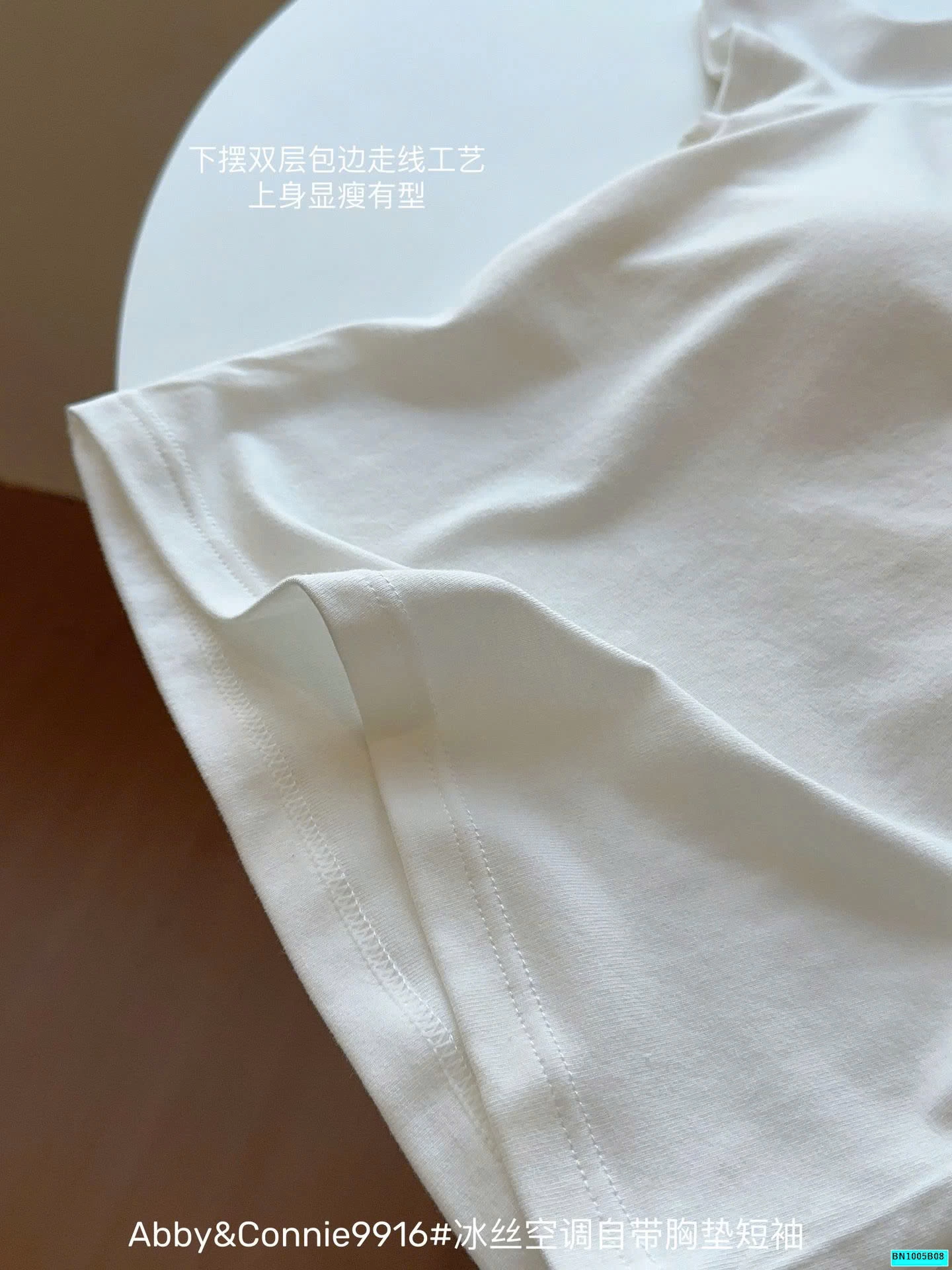 ÁO THUN TAY NGẮN KÈM ĐỆM NGỰC ABBY&CONNIE