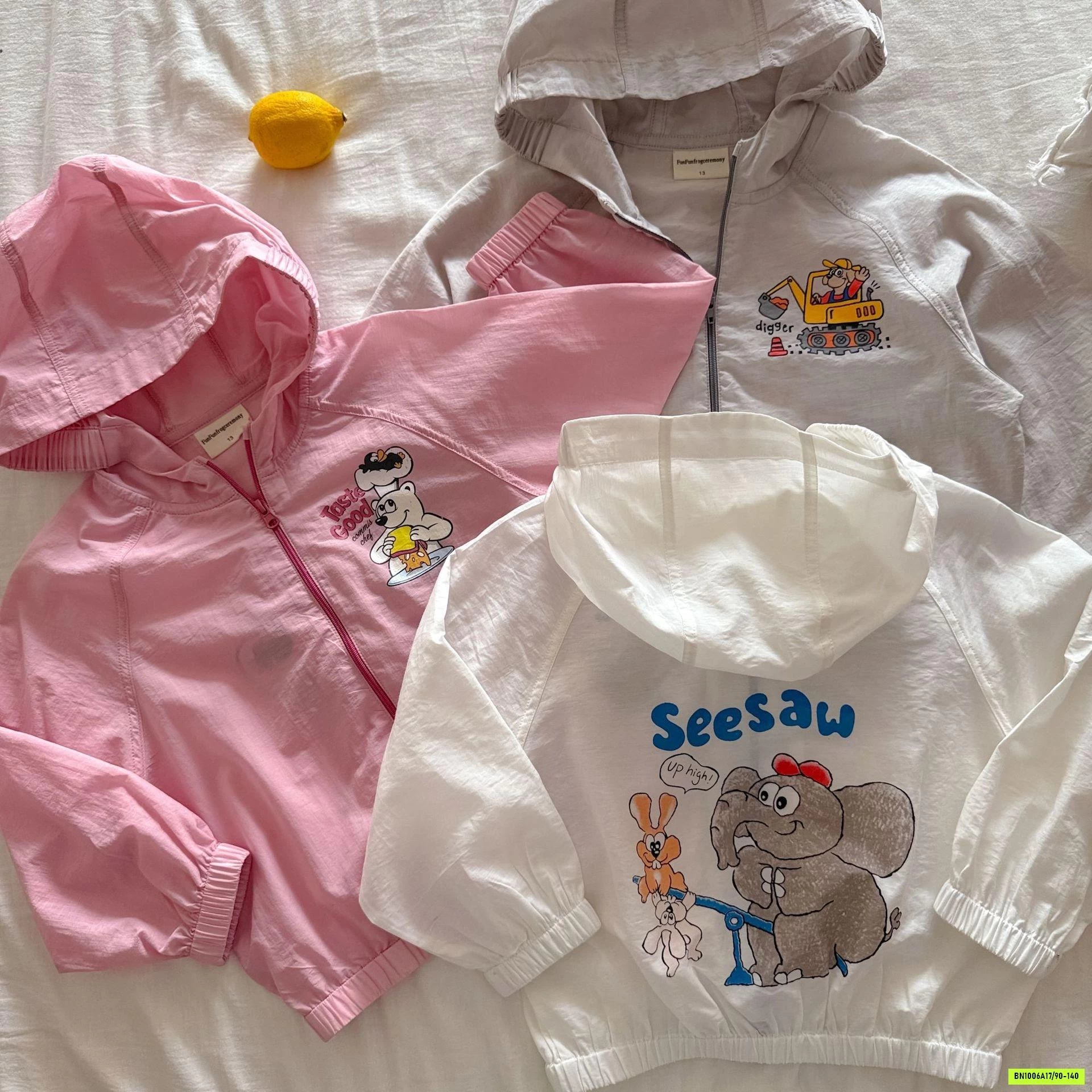 KHOÁC GIÓ MỎNG CHỐNG NẮNG MMGGBABY